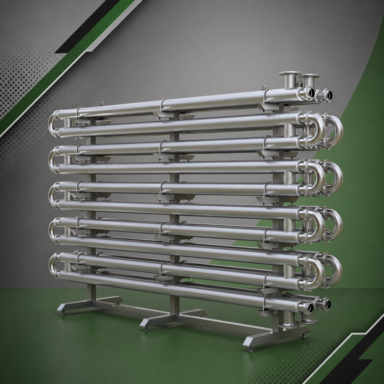 Tube In Tube Double Pipe Heat Exchanger
